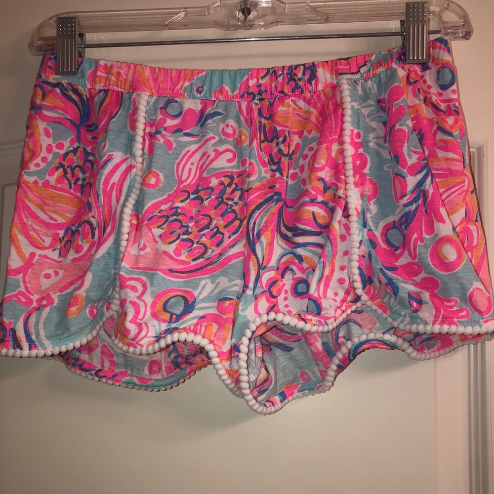 Lilly Pulitzer Shorts In Pink/Blue pattern